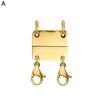 Multi Necklace Layering Clasp Magnetic Women Golden Silver Color Necklace Separator Multiple