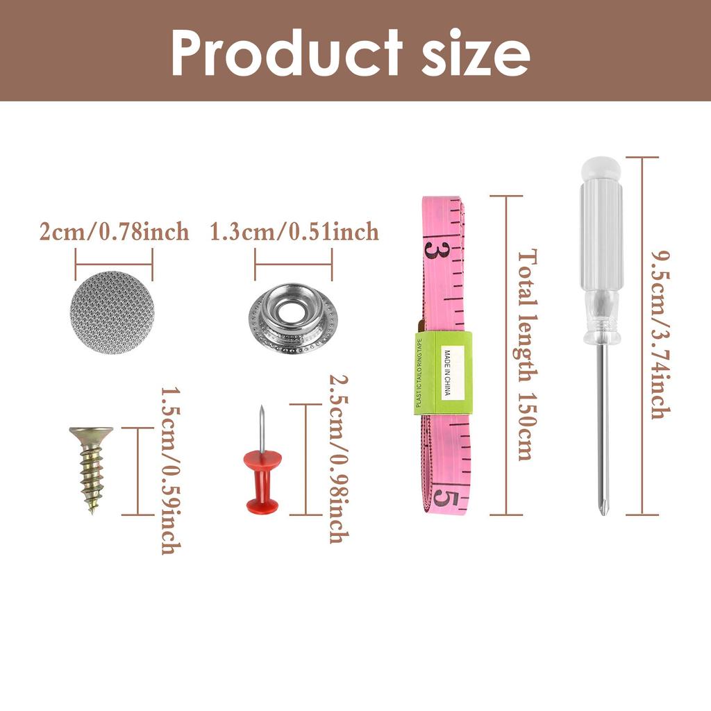 70/100 шт., инструменты для ремонта пряжек на крыше автомобиля, автомобильная кнопка с цветными булавками, 1 рулетка, 1 отвертка для украшения и