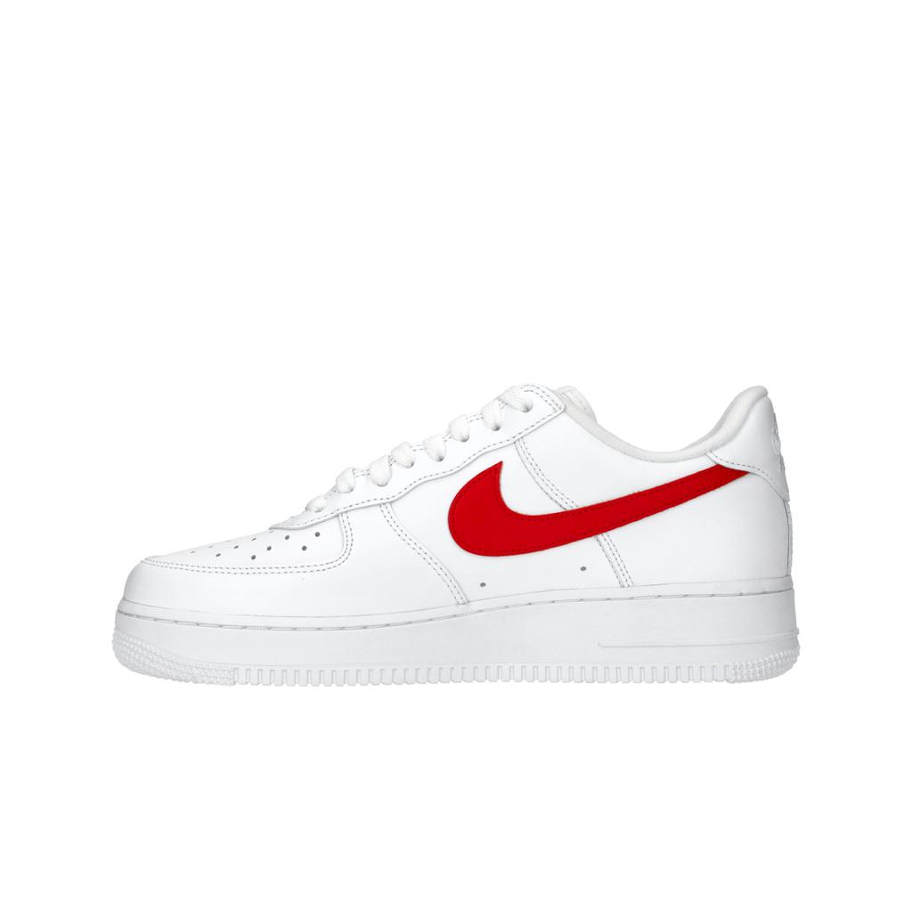 Supreme x Nike Air Force 1 Low Box Logo - Speed Red Эксклюзив для Шанхая Унисекс Кроссовки Белые CU9225-101