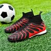 2024 Men's Soccer Shoes Large Size Ultralight Football Boots Boys Sneakers Non-Slip AG/TF Soccer Cleats Ankle Boots Unisex