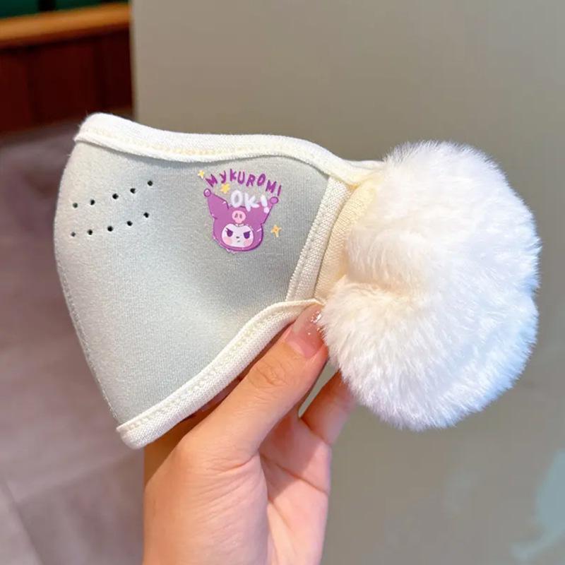 Ветрозащитная зимняя маска-ушанка для девочек — теплая, плотная, защита от езды на велосипеде на открытом воздухе для учеников начальной школы