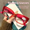 Neutral Fashion Classic Square Frame Blue Light Blocking Presbyopia Glasses Fashionable New High-definition Reading Glasses