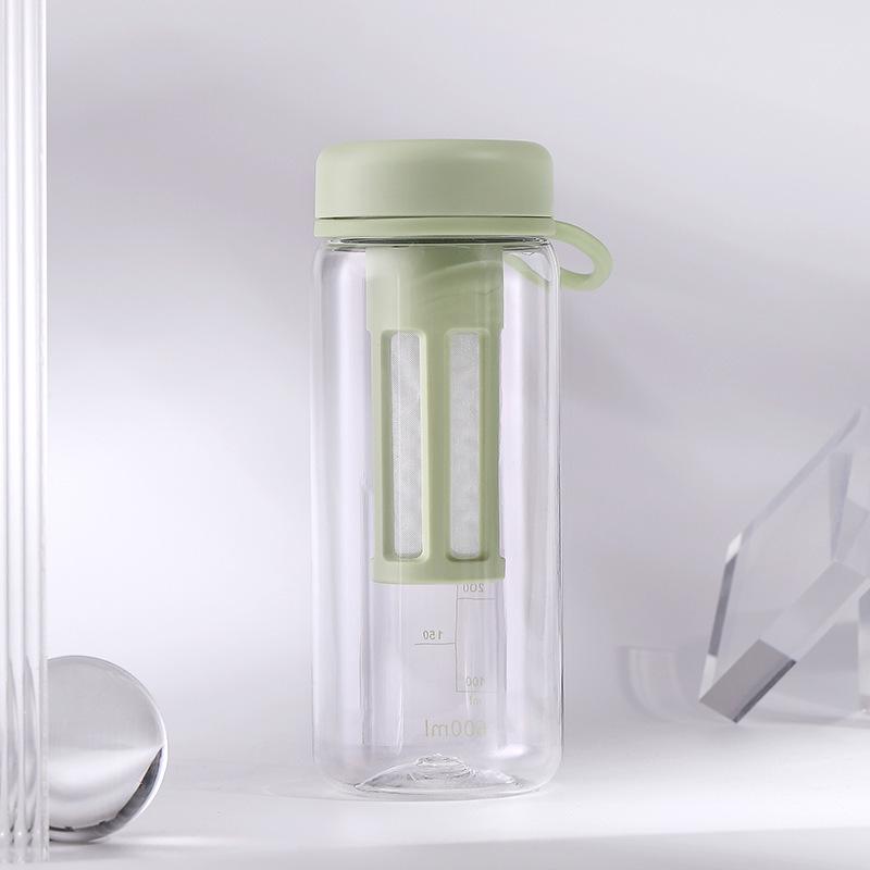 Portable Transparent Tea & Coffee Infuser Cup - Handheld Scale for Adults & Students