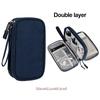1pc Digital Accessories Organizer Bag Single Double Layer Cables Chargers Earphones Storage Bag Portable Travel Storage Pouch