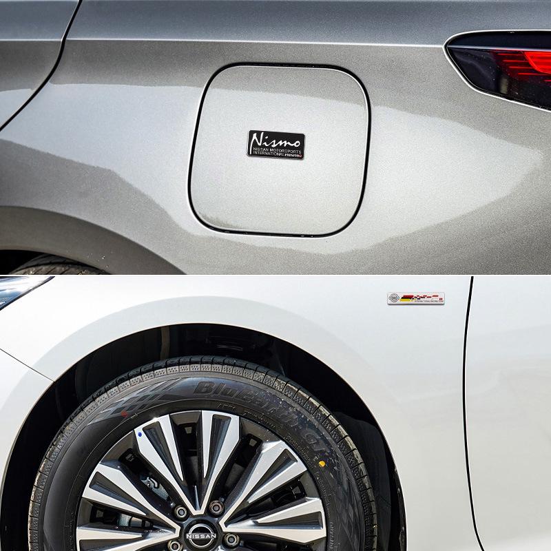 Алюминиевая автомобильная наклейка Nissan Sylphy, Qashqai, Teana, X-Trail, Kicks Nismo