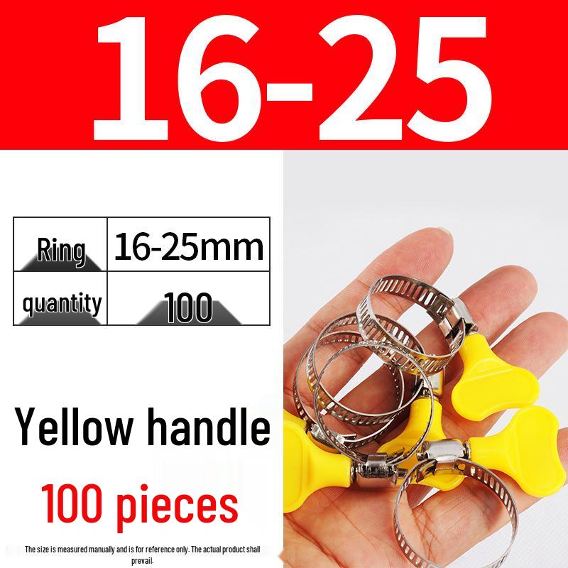 Хомут из нержавеющей стали, лента с ручной затяжкой для водопроводных и воздушных труб