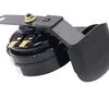 Universal 12V Motorcycle Automotive Horn Metal Build High Frequency Sound Emission Hassle Free Mounting Water Resistant
