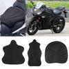 Black Motorbike Pillow Pad Anti-slip Seat Cover 3D Seat Mat  Motorcycle Accessories