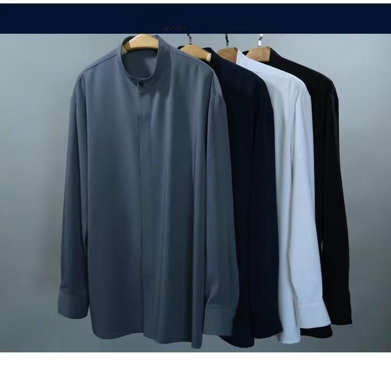 Мужская рубашка с длинными рукавами, осенние модели, мужские рубашки, темперамент, тонкий дюйм