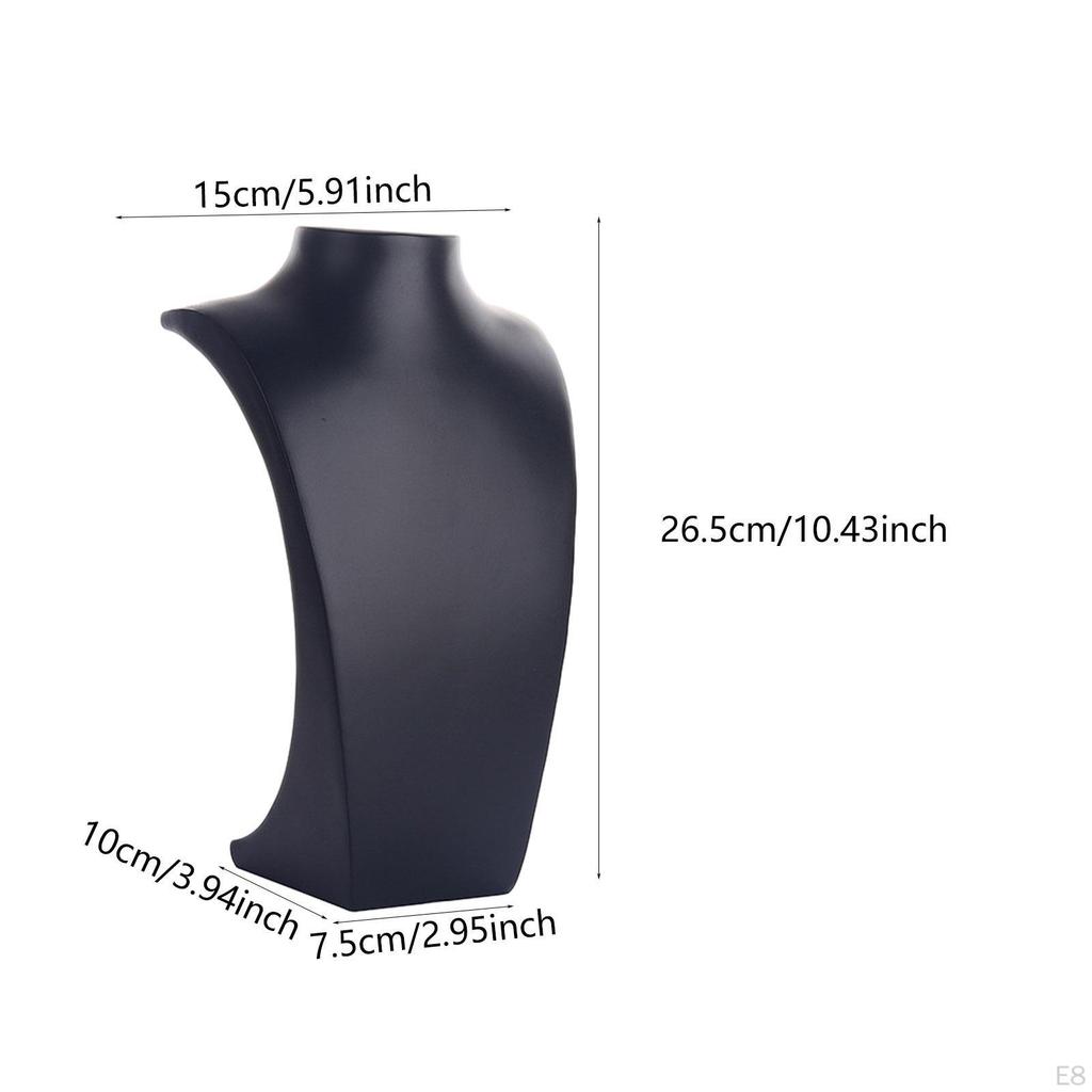 Jewelry Necklace Display Bust Chain Rack Mannequin Model for Countertop