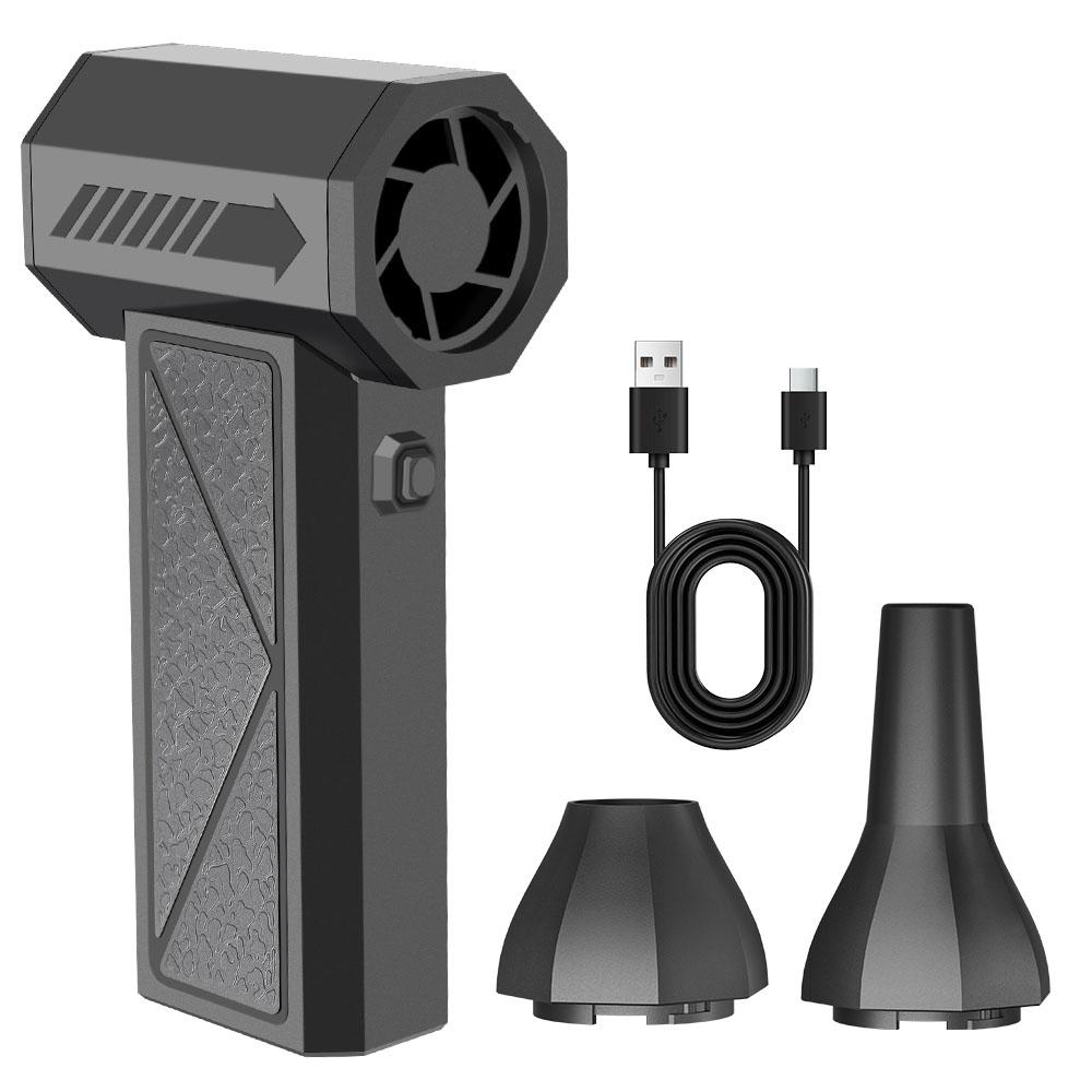 Turbo Jet Fan Car Snow Blowing Cleaning Blower Tools 2025 Electric Air Duster Type-C Charging Portable Strong Blowing 130000RPM