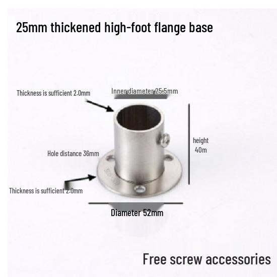 Stainless Steel 25mm Six-Point Pipe Connector for Galvanized and Iron Pipes