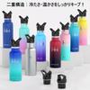 YANGYAO 500ml Vacuum Insulated Water Bottle with Stainless and Wide Keeps Drinks Hot or Suitable for Carbonated Suitable for Kids and and Seamless