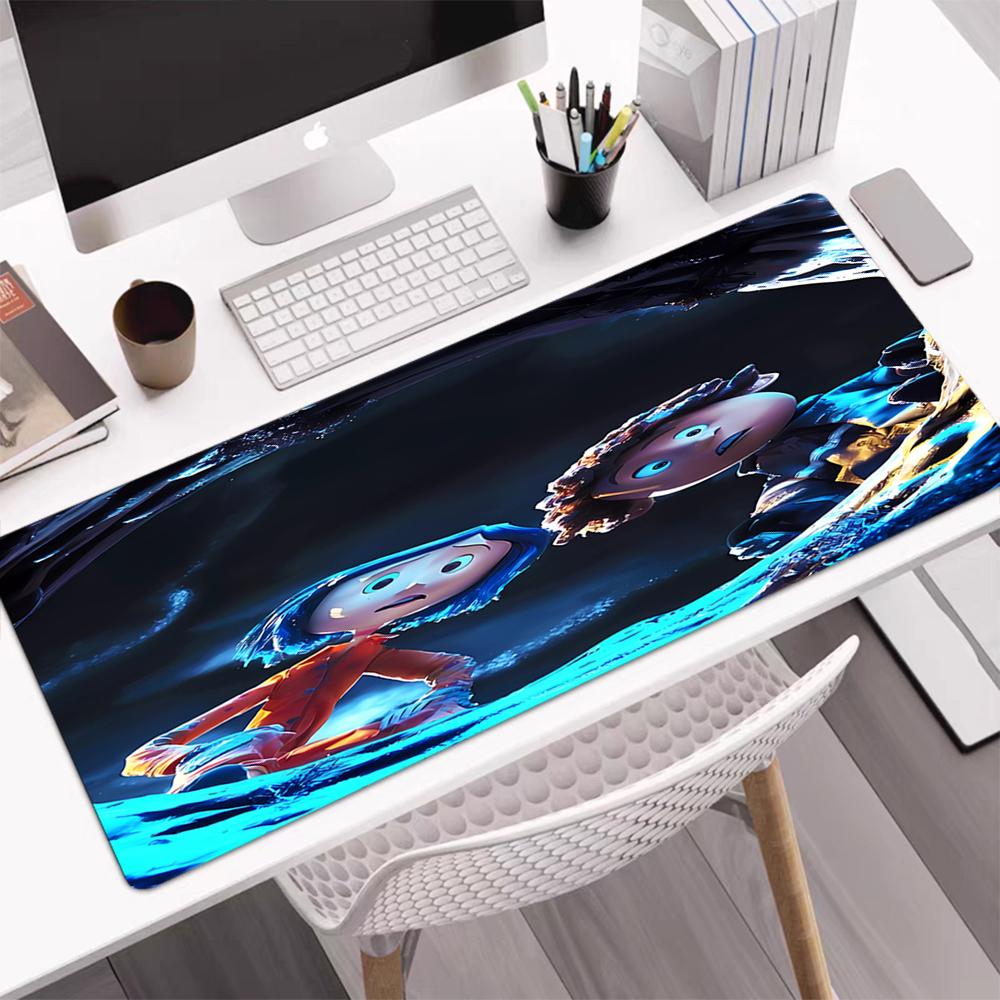 Coraline Theme Mouse Pad, Non Slip Rubber Base, Multifunctional Office & Home Decor, Perfect for Workspace Personalization.