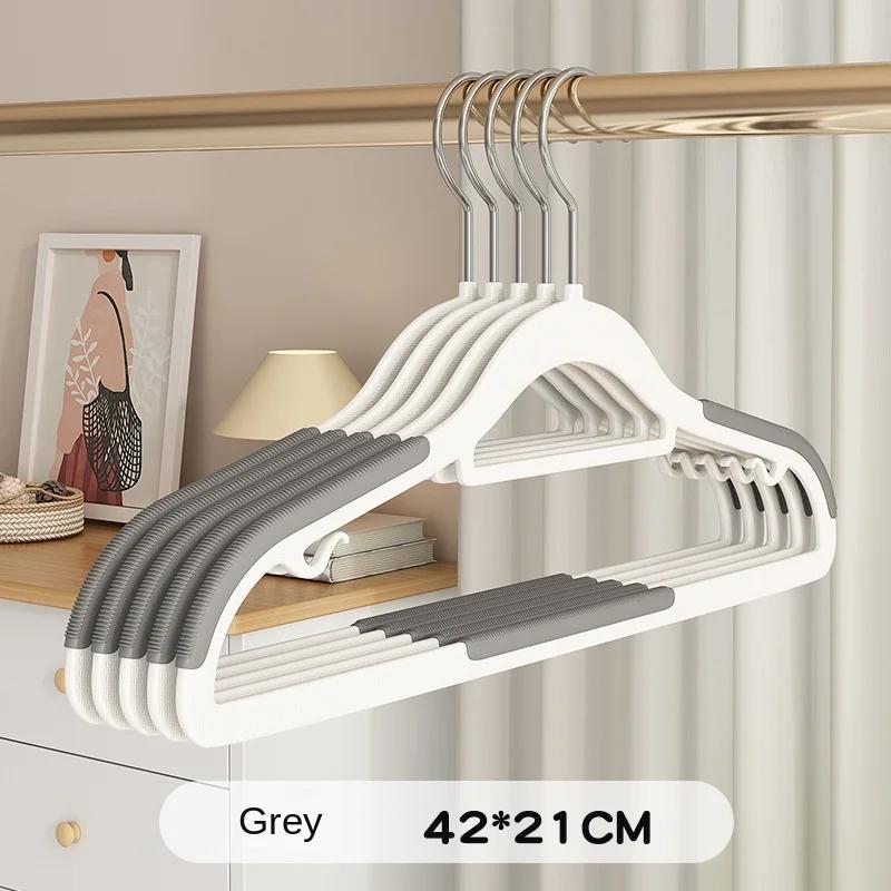 10PCS Household Anti-slip Clothes Hangers Space-saving Wardrobe Organizer for Organizing Household Special Hanging Clothes