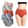 Panty Organic Beautiful Butt Beautiful Covers the Cold Elastic Does Not Touch the No Comfortable Set [Trnvco] Women's 5-Piece Set, Deep-Waisted,