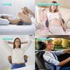 1pcs Lumbar Pillow Orthopedic Memory Foam for Lower Back Relief and Support Perfect for Side Sleepers Pregnancy and Maternity