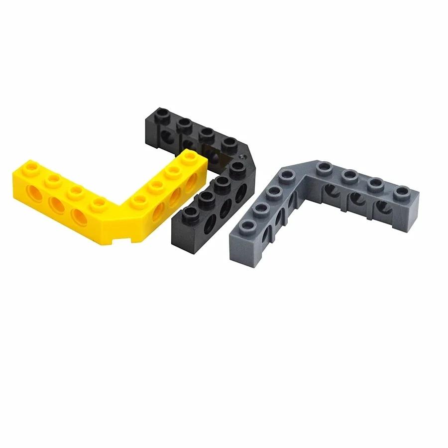 4 шт. MOC Технические Толстые Строительные Блоки 5 x 5 Прямоугольные L-образные Отверстия Кирпичи Оптом GBC Игрушки Для Высокотехнологичных Совместимые 32555