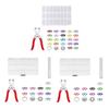 Metal Snap Button with Fastener Pliers Hollow Sewing Snaps Prong Snap Button Kits for DIY Crafting Clothing Sewing