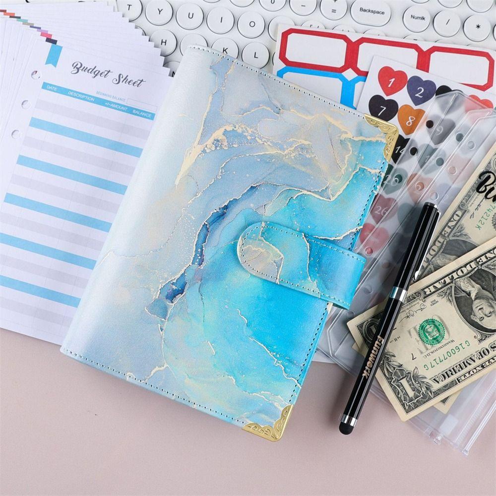 Pockets Cash Envelopes Bill Organizer Binder Notebook A6 Notebook Budget Binder Planner Binder
