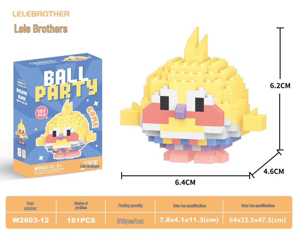 Совместимые с Lego микро строительные блоки мультяшные фигурки - детские развивающие настольные игрушки