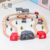 Diy Wooden Belt Tunnel Track Set Compatible with All Brands of Railway Road Accessories Assembly Toys for Children Gifts PD65