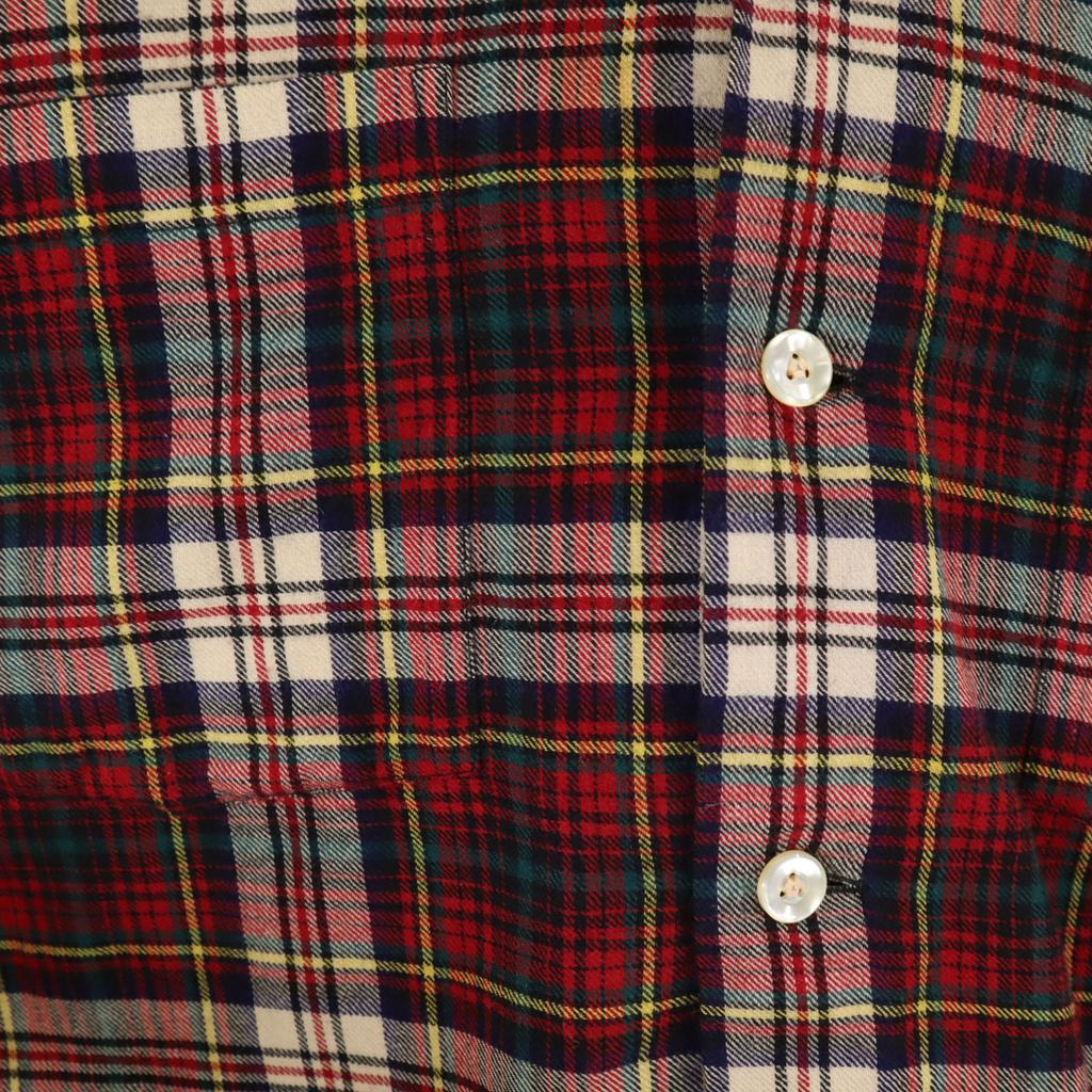 Hathaway 60-е Винтажная рубашка с открытым воротником в клетку с длинным рукавом Мужская Б/У