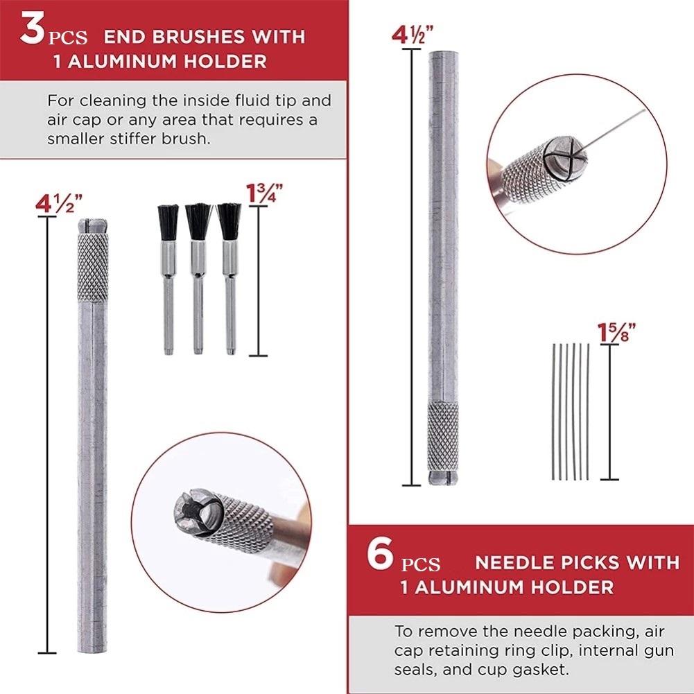 Специальный набор щеток для смазки и чистки, инструмент для чистки и ремонта, пластик