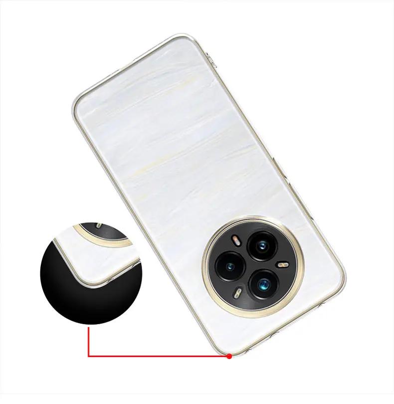 Ультратонкие прозрачные мягкие чехлы для телефонов TPU для Realme 14 Pro Plus 5G 14 Pro+ 14X 13 Pro Plus Прозрачная защитная крышка для объектива камеры