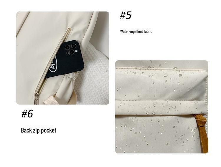 Корейский женский нейлоновый рюкзак 2023 года — модный, универсальный, школьный рюкзак в стиле литературного колледжа