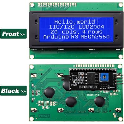 LCD2004 2004 ЖК-модуль с синим/зеленым/белым экраном 20X4 символьный ЖК-дисплей IIC I2C последовательный интерфейсный адаптер модуль для Arduino