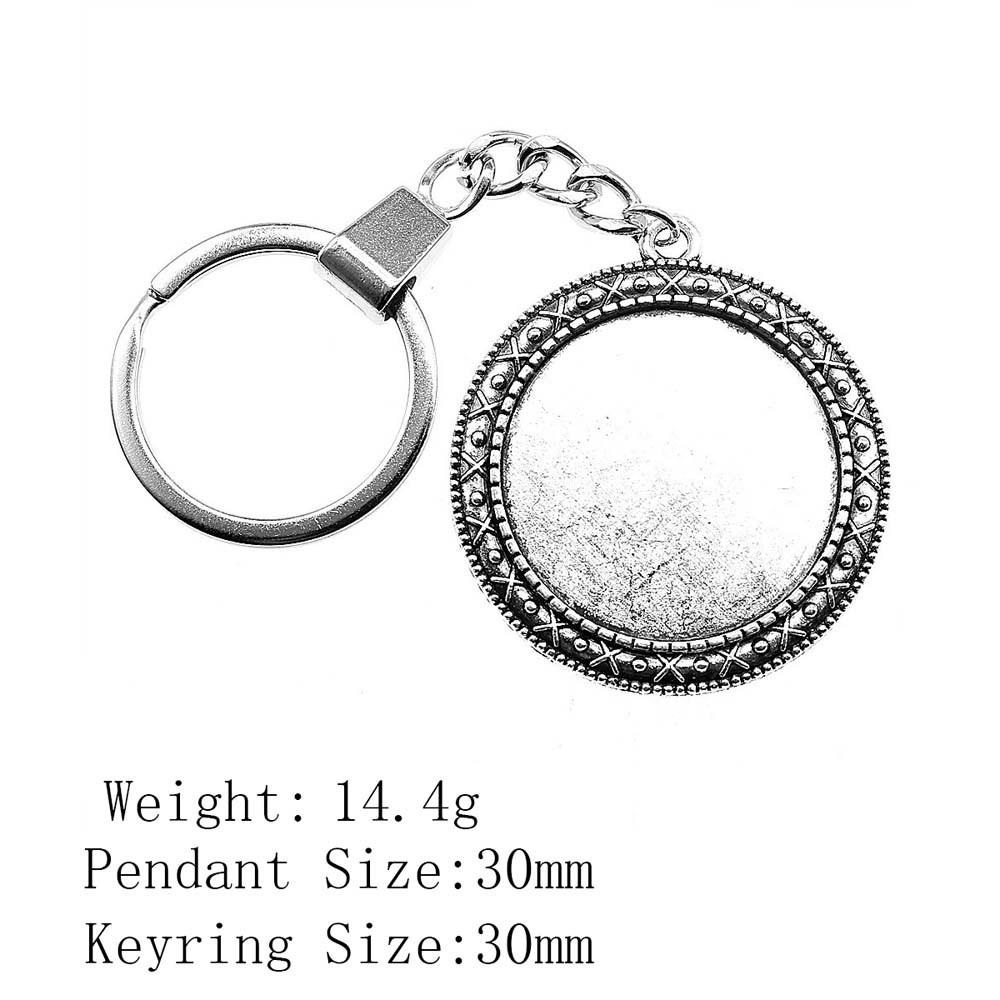 Брелок ко Дню святого Валентина, круглый стеклянный кабошон, подставка для ключей, брелки для ключей, принадлежности для творчества, цепочка для женщин