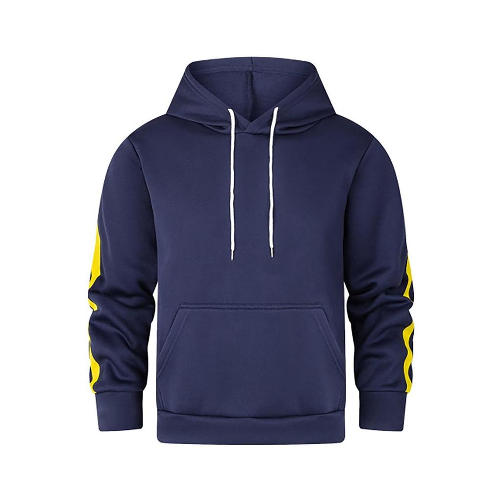 Men'S Fashion Hoodies & Sweatshirts Drawstring Hoody Top Long Sleeve  Shoulder Lightweight Clothes With Pocket