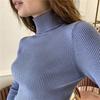 Hirsionsan элегантный базовый вязаный свитер женский 2021 облегающий женский теплый трикотаж повседневные пуловеры женский однотонный джемпер