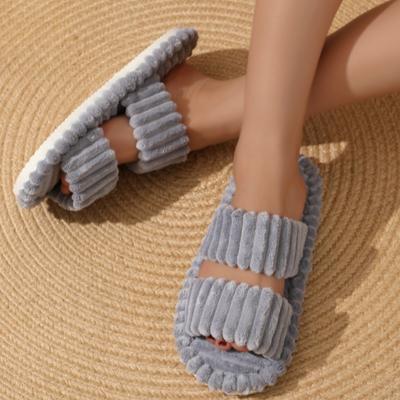 Новые вьющиеся хлопковые тапочки, домашние конфетного цвета, комнатные плюшевые тапочки