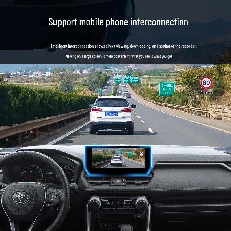 4K Видеорегистратор для BMW 1, 3, 5, 7 Серии, 320, 325, 525, 530, 730 - Оригинальный Дизайн, Ткань Не Требуется.