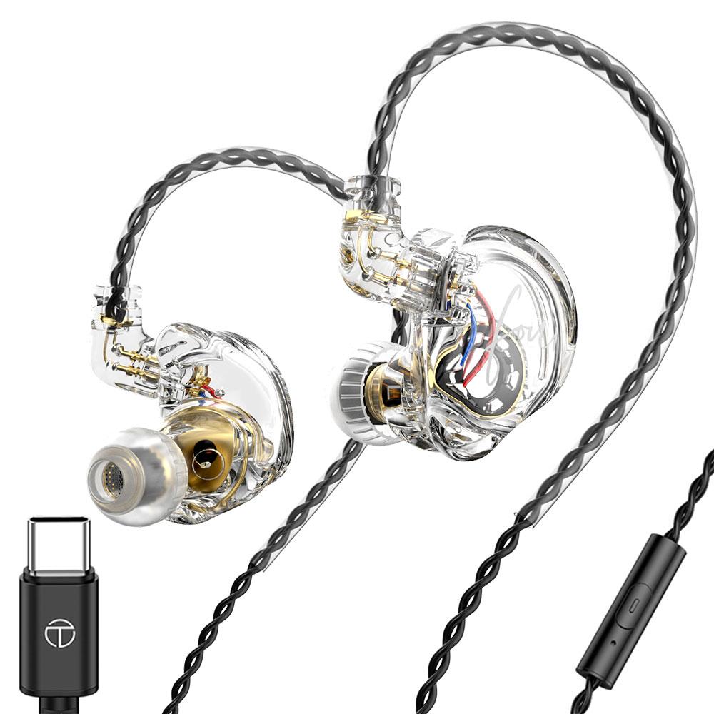 TRN CS4 In Ear Earphone Dynamic DJ Monitor IEM Earbud HIFI Sport Noise Cancelling Headsets TRN ST5 Kirin MT4 MT3 for Xiaomi