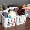 Yousheng Bathroom Storage Basket Divided Grid Design Large Capacity PP Plastic Portable Hollow Home Organizer
