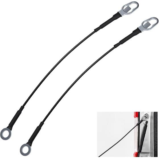 25838260 Tailgate Cable Strap, Tailgate Replacement Parts, Rear Tailgate Cables Straps, Fit for 2007-2016 Chevy Silverado GMC Sierra 1500 2500HD