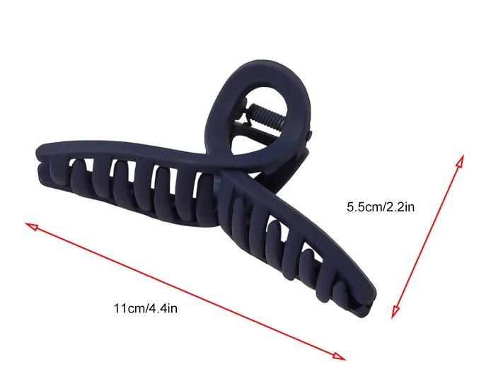 1pcs 11cm Women Cross Frosted Hairpin Fashion Elegant Hair Shark Clip Large Hair Claw Clips Girls Korean Hair Accessories