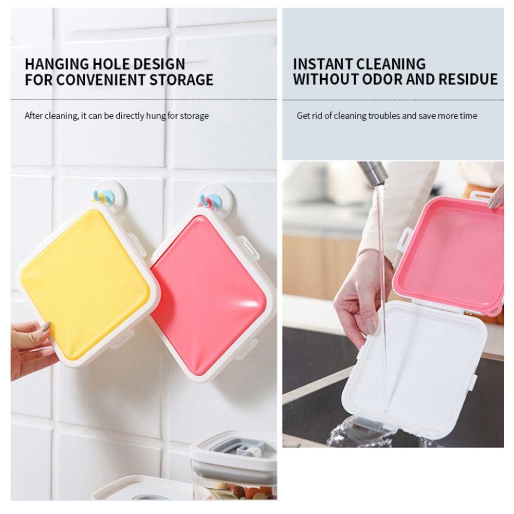 Household Sandwich Storage Box Portable Lunch Food Container Sandwich Holder  Kitchen Supplies