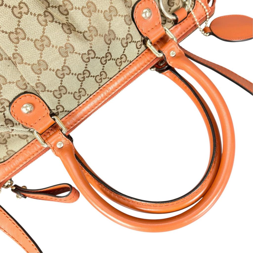GUCCI Sukey 247902 Handbag Orange Women used