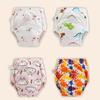 4pc/Lot Baby Cotton Training Pants Panties Cloth Diapers Reusable Toolder Nappies Diaper Baby Underwear