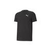 Solid Color Sports Casual Breathable Print Crew Neck Short Sleeve T-Shirt Men Tops Black 845912-01
