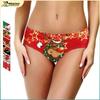 2024 Women's Sexy Christmas Cartoon Print Santa Claus Briefs