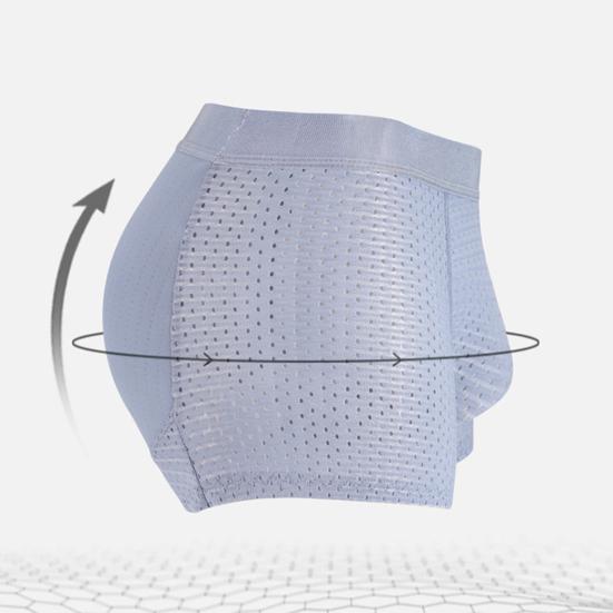 Men Trunks Built-in Fake Butt Hip Lifter Enhancer Shorts Briefs Padded U Convex