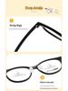 Comfortable Kids' Eyeglass Frames with Adjustable Nose Pads and Silicone Temples - Lightweight, Cute, and Durable for Girls