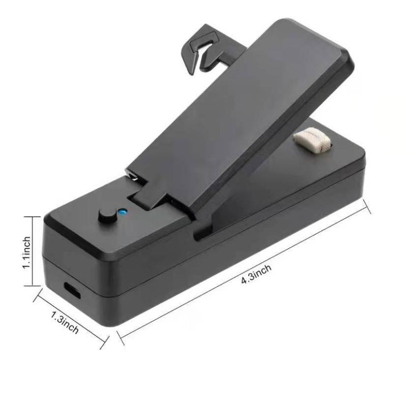 2 в 1 USB заряжаемый мини-упаковщик пакетов термоупаковщики с ножом для резки перезаряжаемый портативный для хранения пластиковых продуктов питания