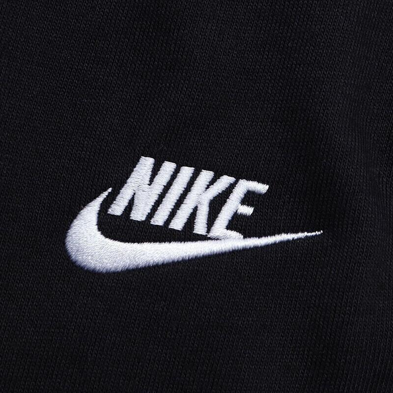 Nike Повседневные прямые укороченные брюки женские низ черный AR3753-010