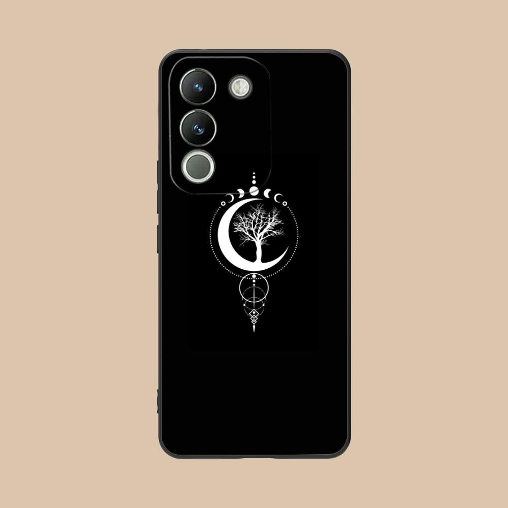 Чехол для мобильного телефона 'Солнце Луна' для VIVO Y77 76 75 74 73 72 58 56 55 51 50 38 36 Y19 Y18 Y03 Y01 5G Цветной печатный чехол